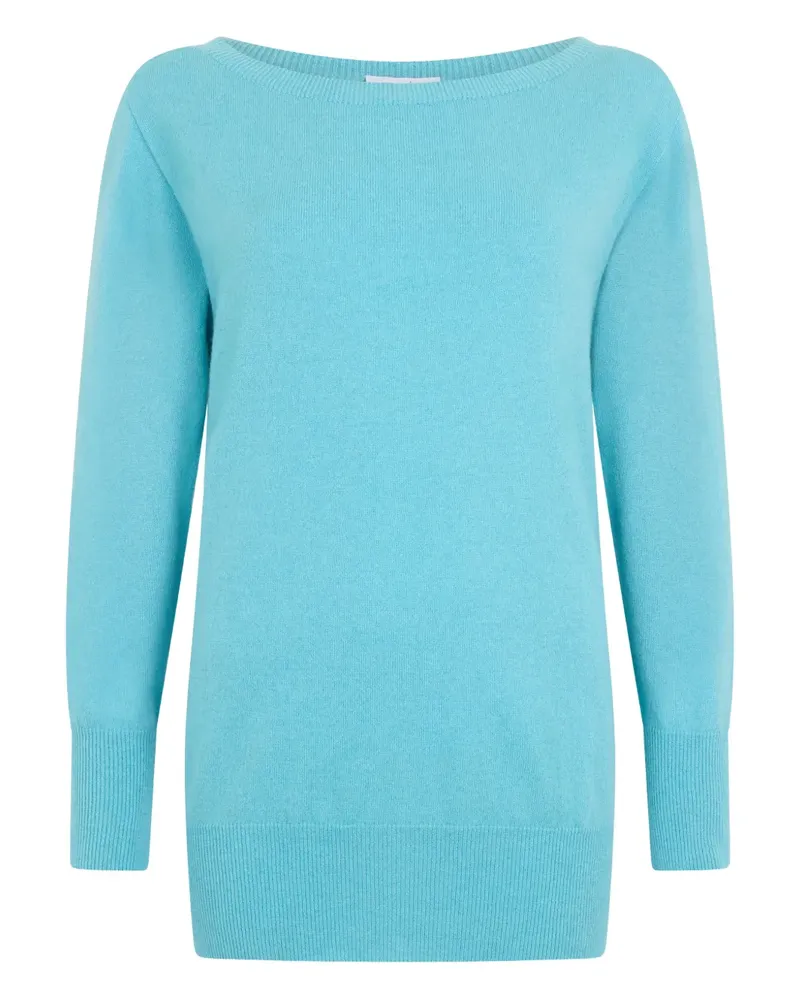 Malo boat-neck sweater - Blau Blau