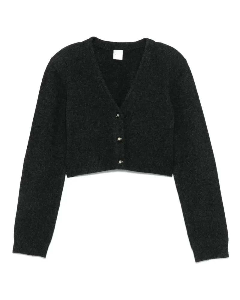 Nanushka Cropped-Cardigan mit Knopfleiste - Grau Grau