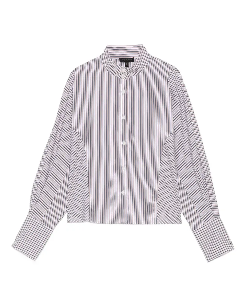 Rag & Bone Gestreiftes Hemd - Weiß Weiß