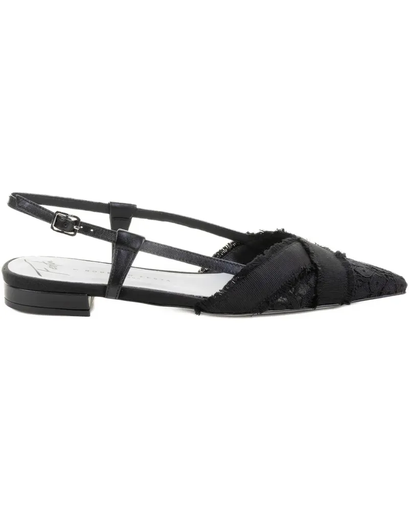 FESTA Milano Kesha Slingback-Ballerinas - Schwarz Schwarz
