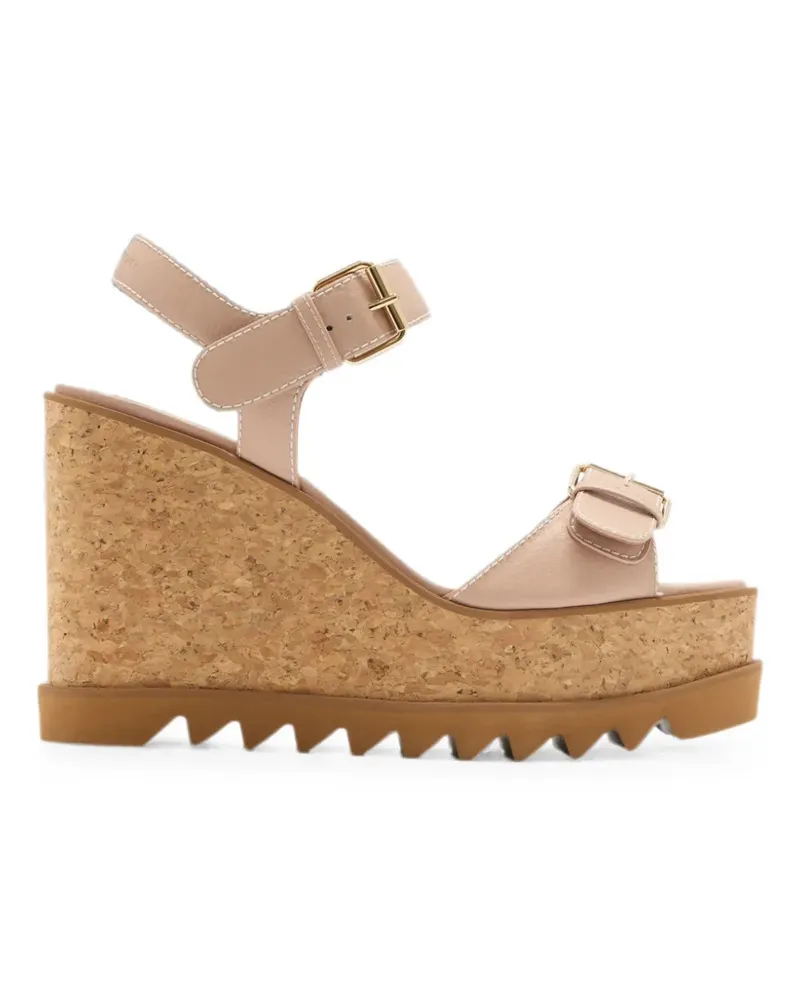 Stella McCartney Sneak-Elyse platform sandals - Nude Nude