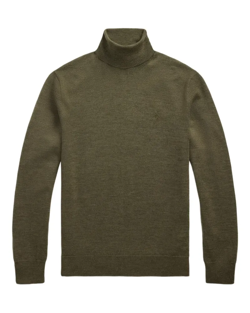 Ralph Lauren Gerippter Rollkragenpullover - Grün Grün