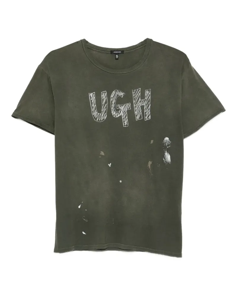 R13 Ugh T-shirt - Grün Grün