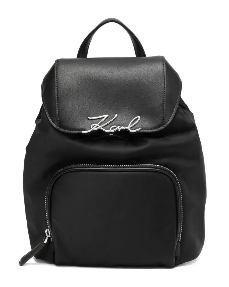 Karl Lagerfeld K/Signature Rucksack - Schwarz Schwarz