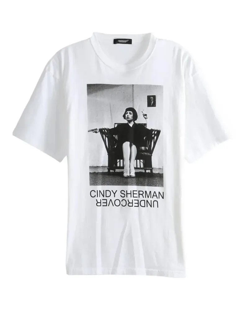 Undercover Cindy Sherman T-Shirt mit Print - Weiß Weiß