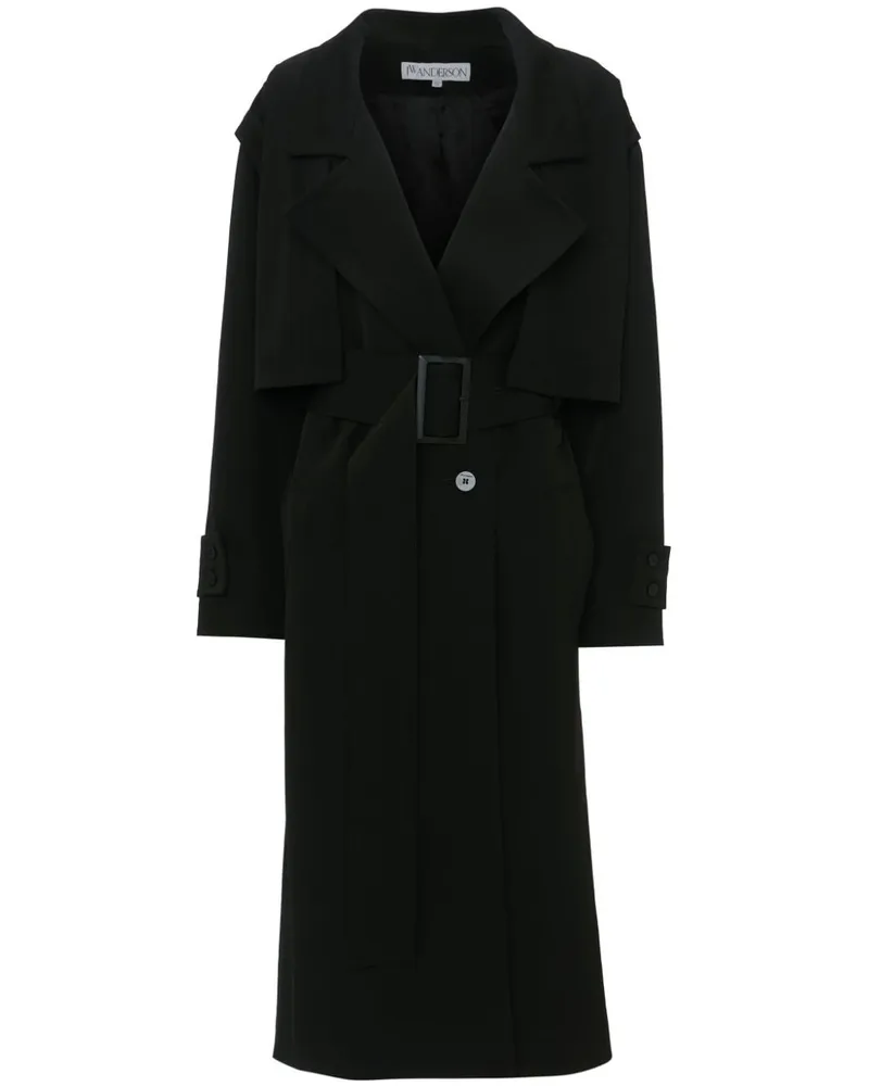 J.W.Anderson Klassischer Trenchcoat - Schwarz Schwarz