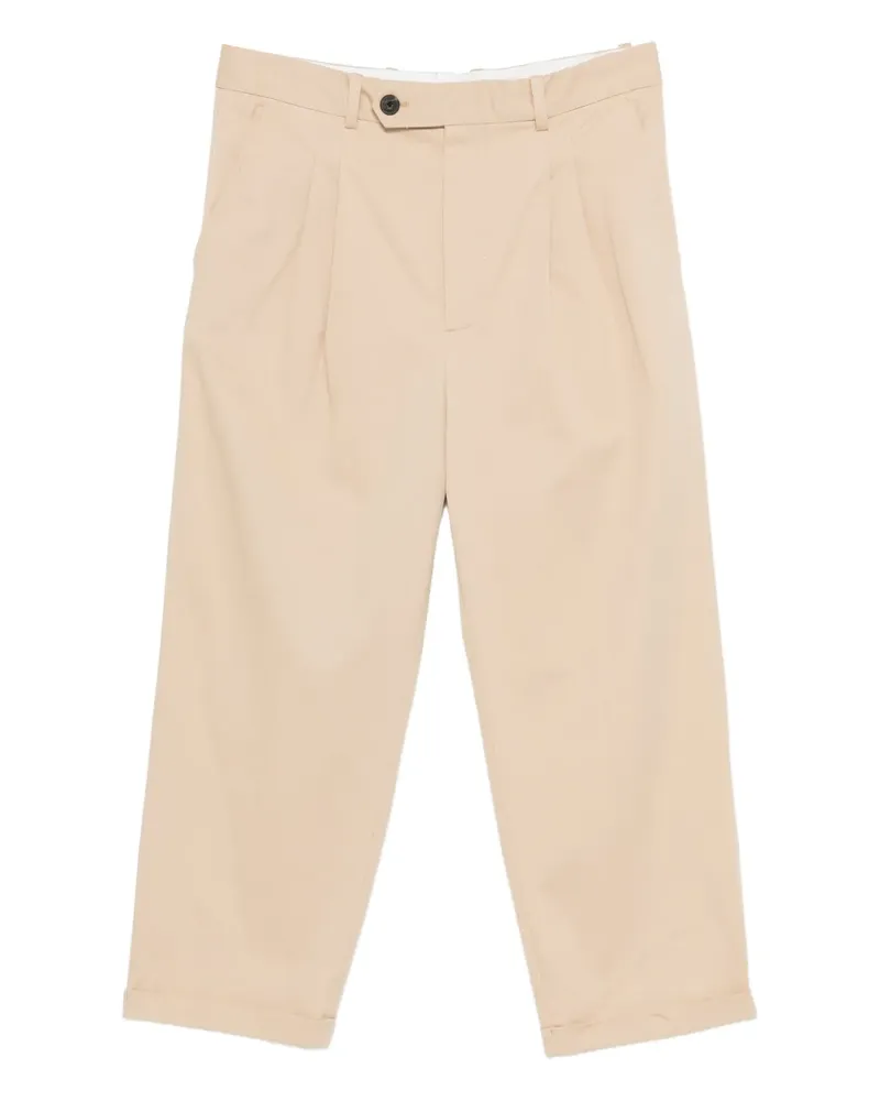 Drôle de Monsieur pleated trousers - Nude Nude