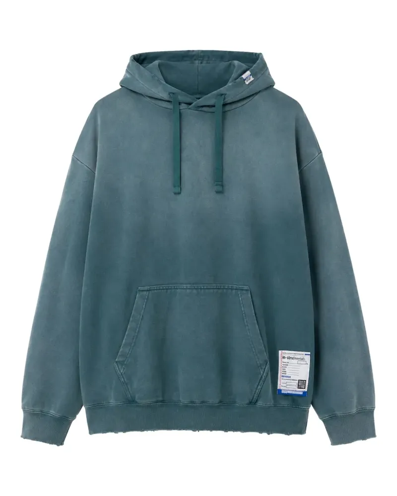 MIHARAYASUHIRO sun faded like distressed hoodie - Grün Grün