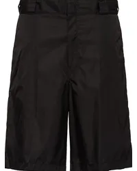 Prada Bermudas aus Re-Nylon Schwarz