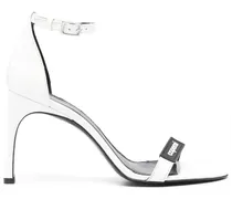 100mm patent-leather sandals