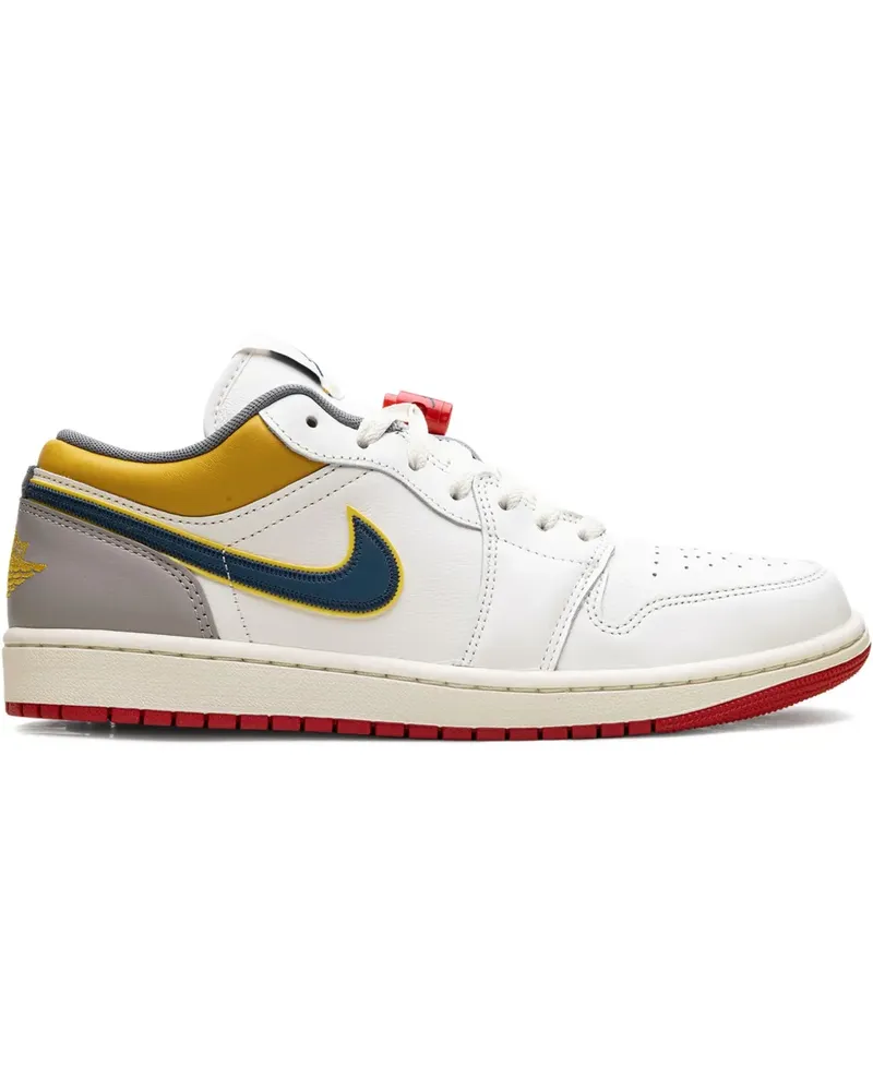 Jordan 1 Low PRM "Sail/Cashmere" Sneakers - Weiß Weiß