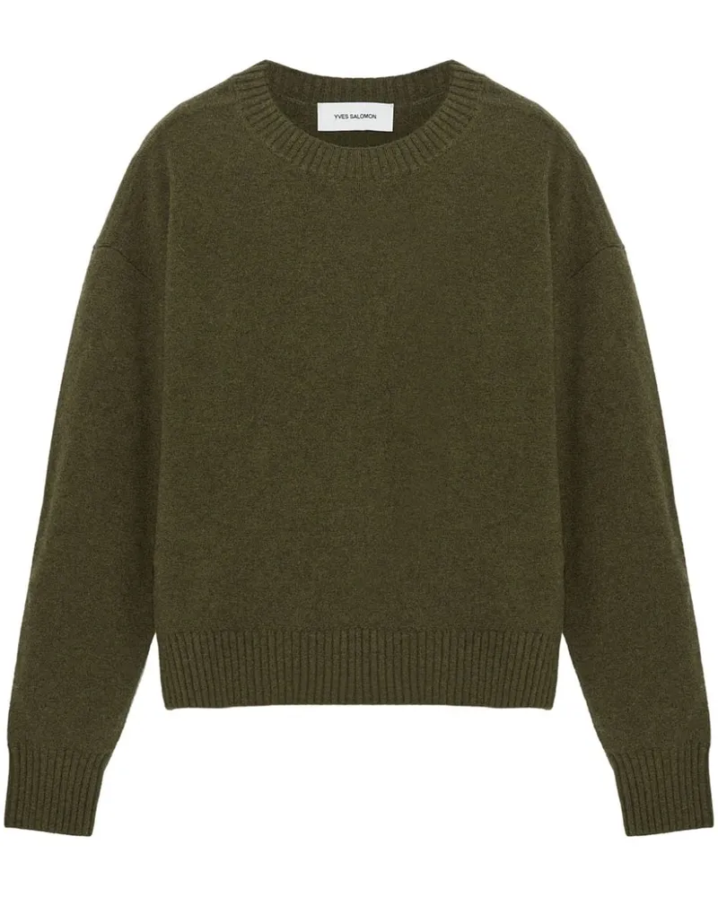 Yves Salomon Gestrickter Pullover - Grün Grün