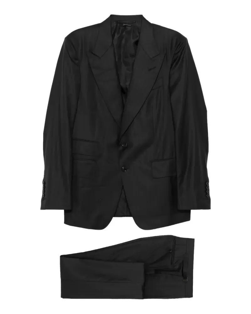 Tom Ford Shelton Anzug - Schwarz Schwarz