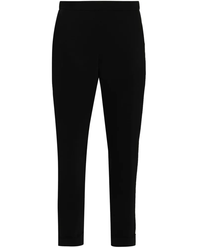 P.A.R.O.S.H. P.A.R.O H. Halbhohe Tapered-Hose - Schwarz Schwarz