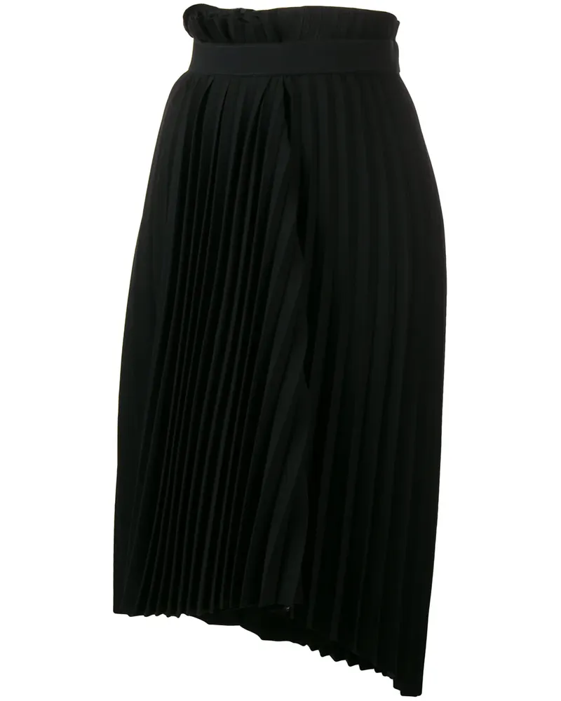 Balenciaga Fancy' Plisseerock - Schwarz Schwarz
