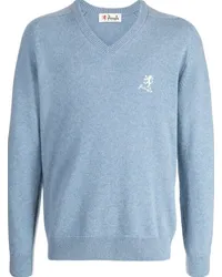 Pringle of Scotland Pullover mit V-Ausschnitt Blau