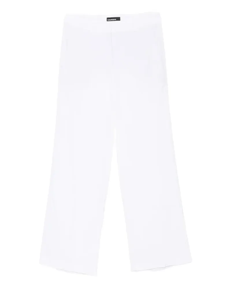 Cambio Mira trousers - Weiß Weiß