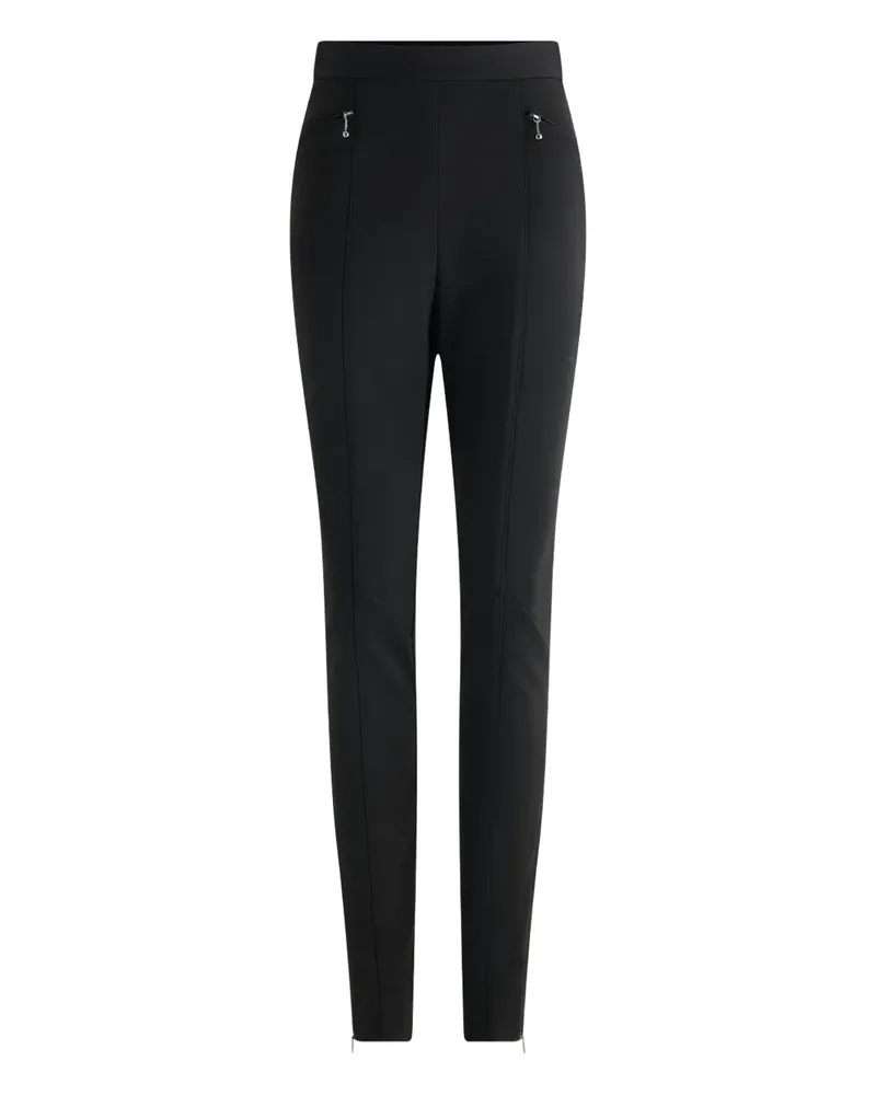 FUSALP Jersey-Leggings mit Reißverschlussdetail - Schwarz Schwarz