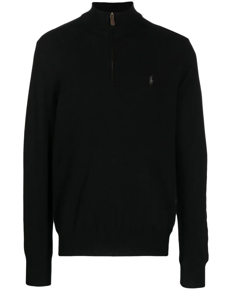 Ralph Lauren Pullover mit Reißverschluss - Schwarz Schwarz