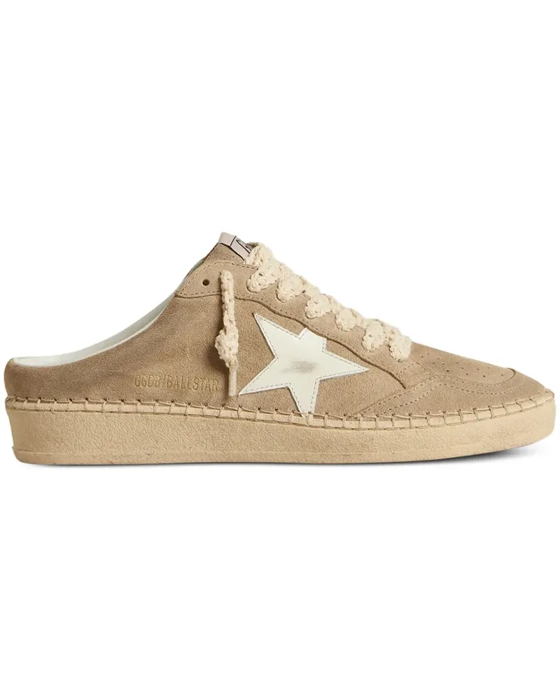 Golden Goose Ball Star Mules - Nude Nude