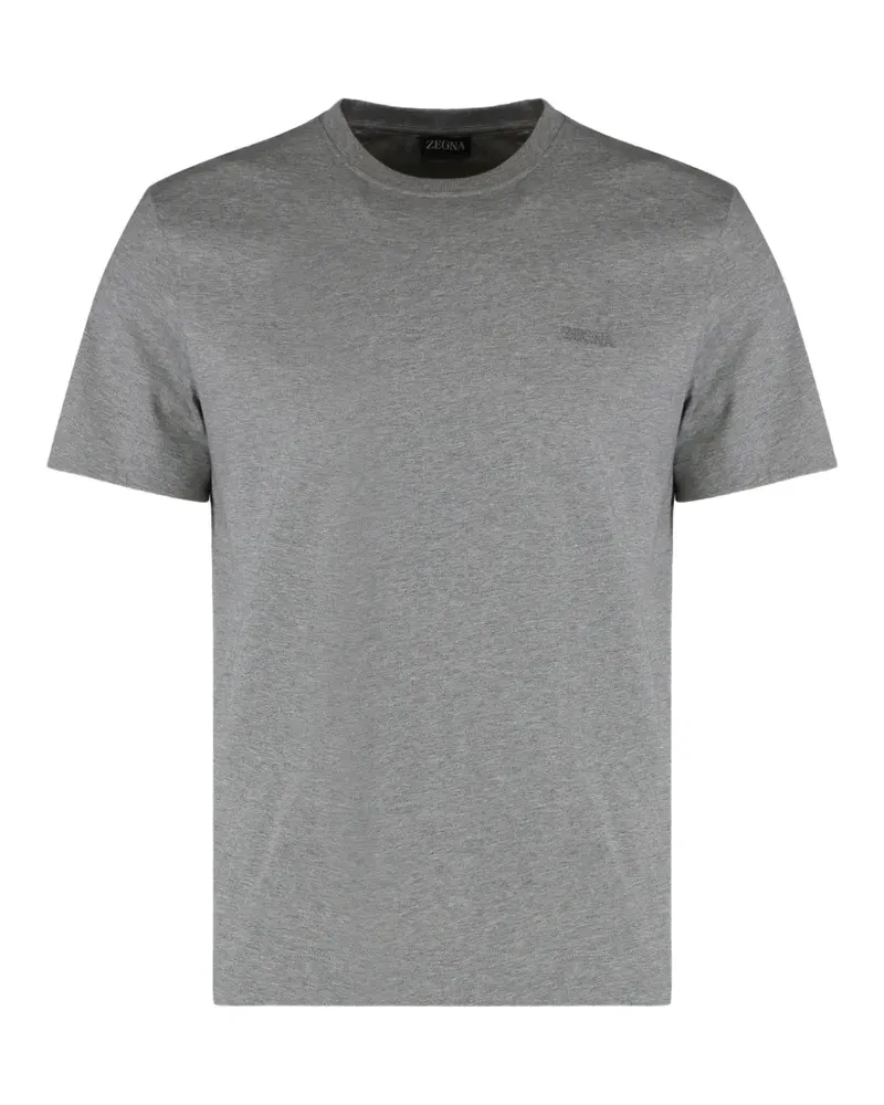 Ermenegildo Zegna T-Shirt mit rundem Ausschnitt - Grau Grau