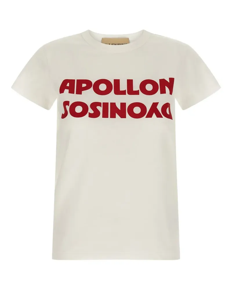 Valentino Garavani T-Shirt mit Apollon/Dyonisos-Print - Weiß Weiß