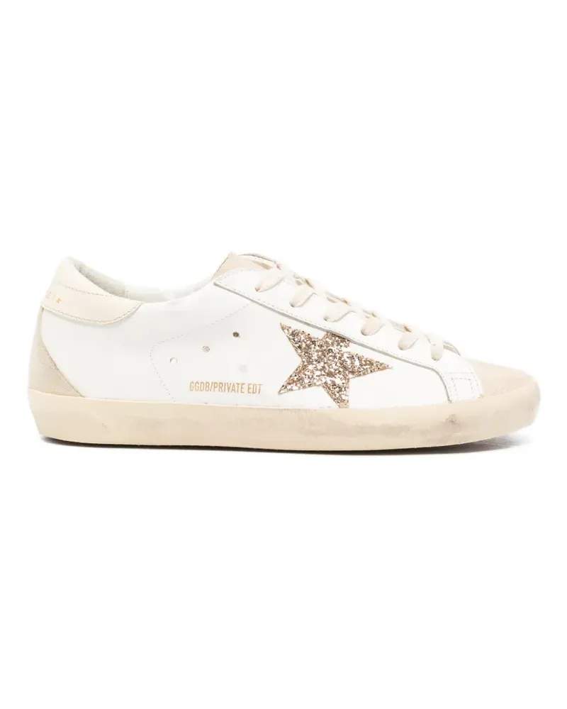 Golden Goose x Browns Superstar Sneakers mit Glitter-Patch - Weiß Weiß