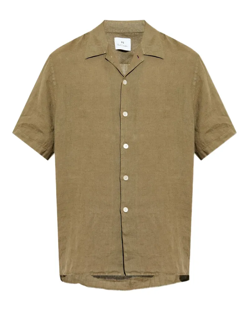 Paul Smith Hemd aus Leinen - Grün Grün
