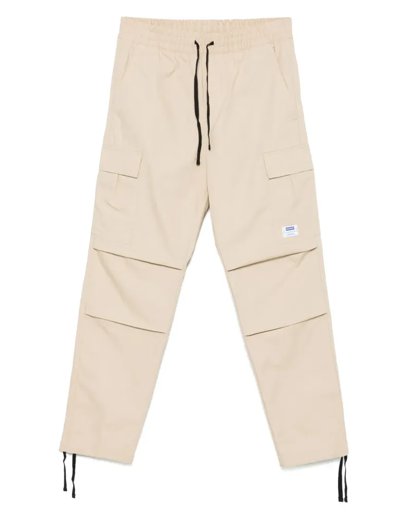 HUGO BOSS Hose aus Ripstop - Nude Nude