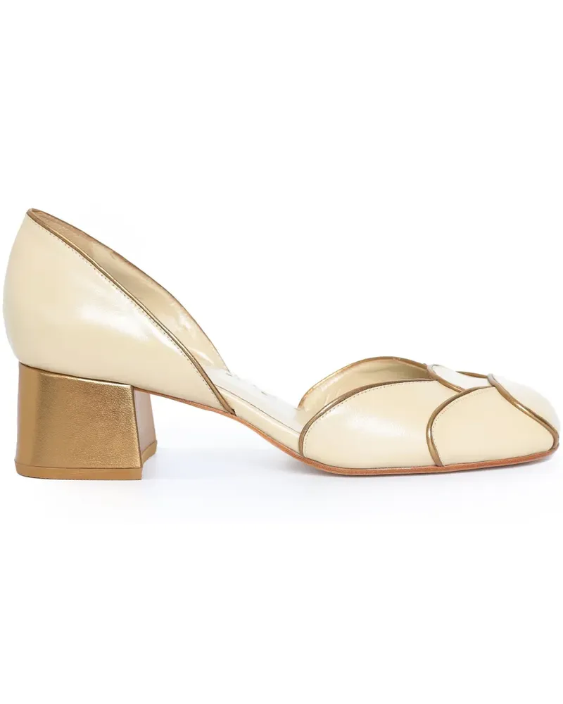 Sarah Chofakian Estela Pumps 40mm - Nude Nude
