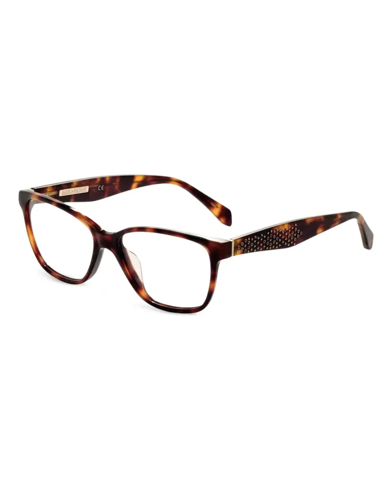 Zadig & Voltaire Verzierte Sonnenbrille in Schildpattoptik - Braun Braun