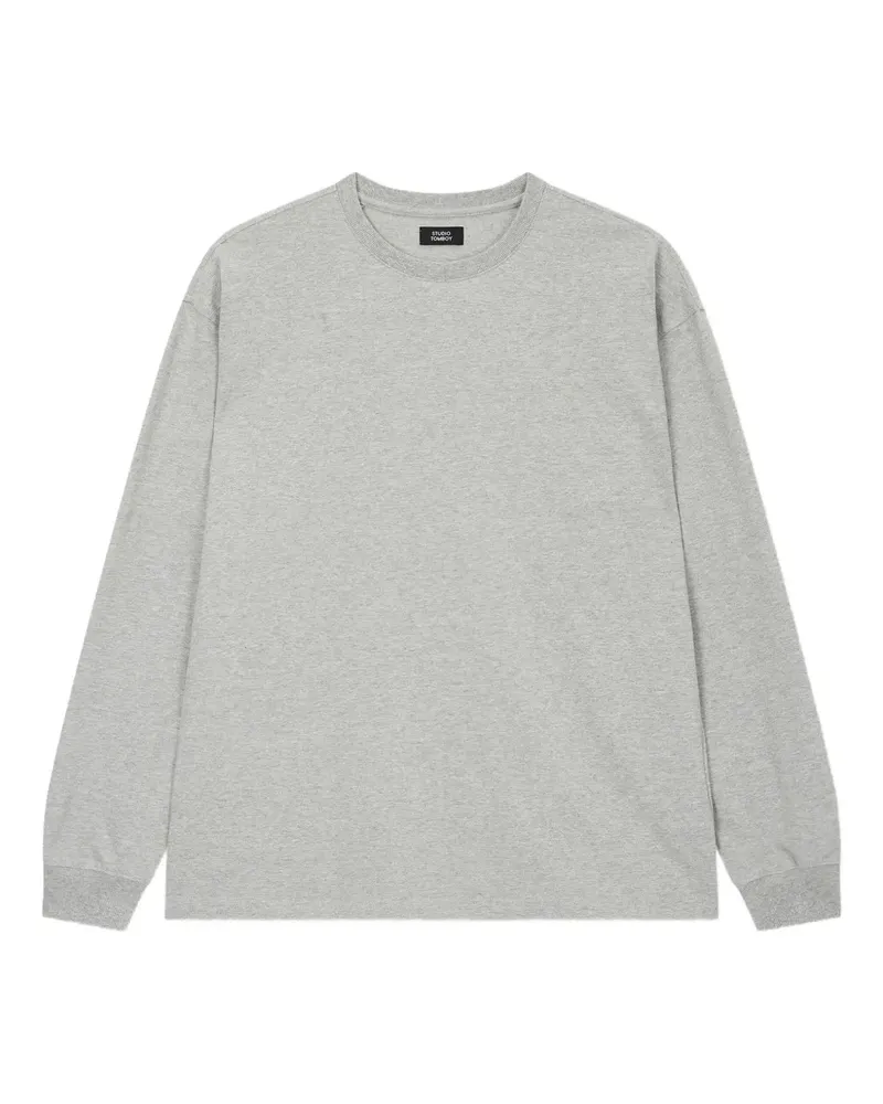 STUDIO TOMBOY Langarmshirt mit Rundhalsausschnitt - Grau Grau