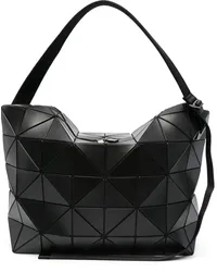 Issey Miyake Handtasche mit geometrischen Einsätzen Schwarz