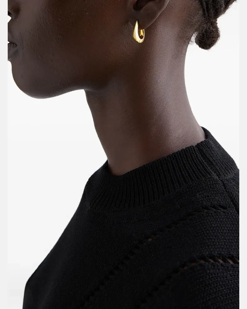 Jil Sander Horseshoe Creolen - Gold Gold