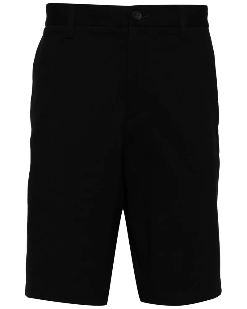 HUGO BOSS Bermudas mit geradem Bein - Schwarz Schwarz