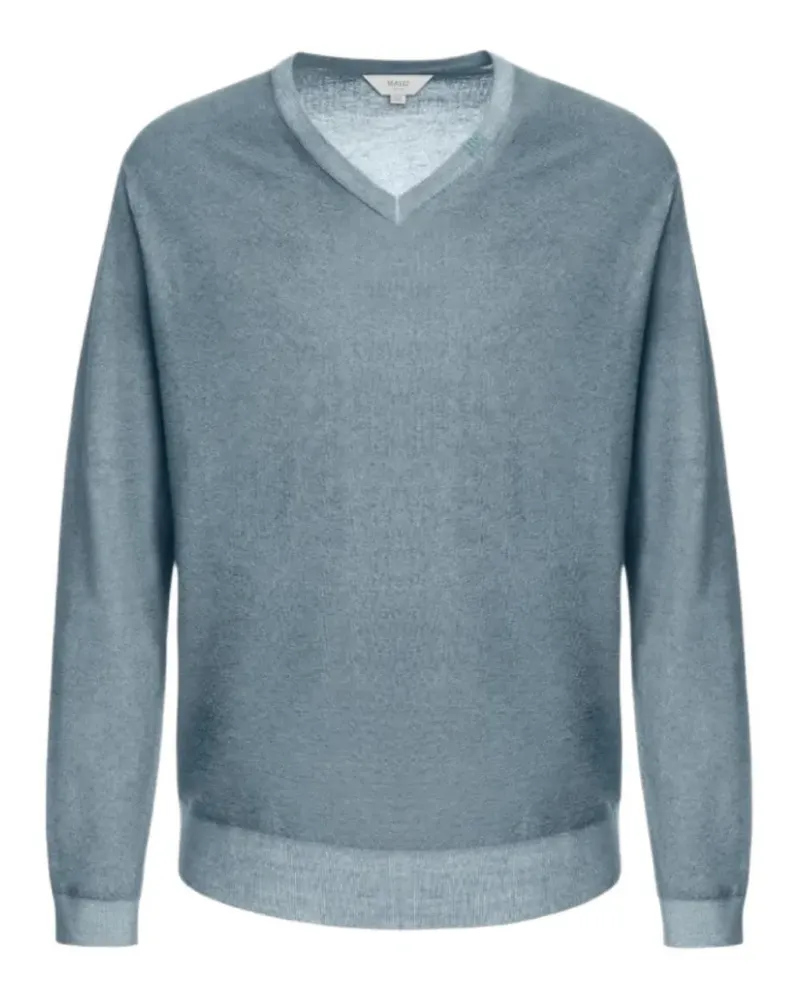 Malo Pullover mit V-Ausschnitt - Blau Blau