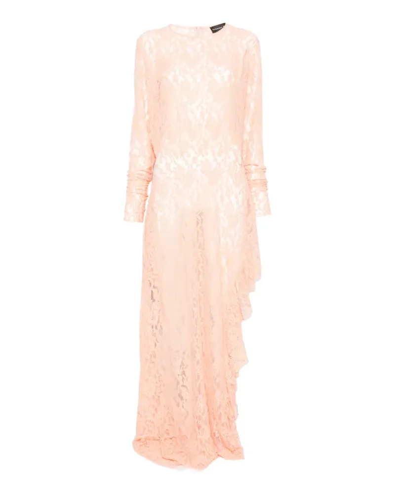Barbara Bologna floral-lace maxi dress - Rosa Rosa