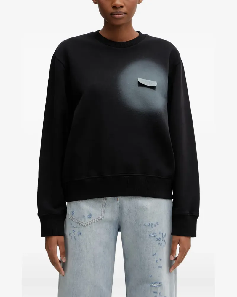 Maison Margiela patch-detail sweatshirt - Schwarz Schwarz