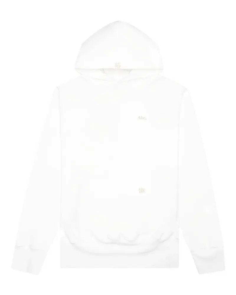 Abc. Hoodie mit Logo-Stickerei - Weiß Weiß