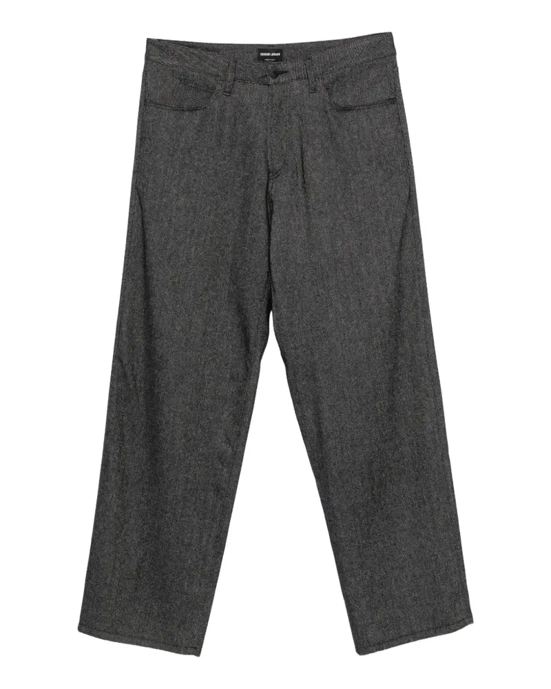 Giorgio Armani Jeans mit Logo-Patch - Blau Blau