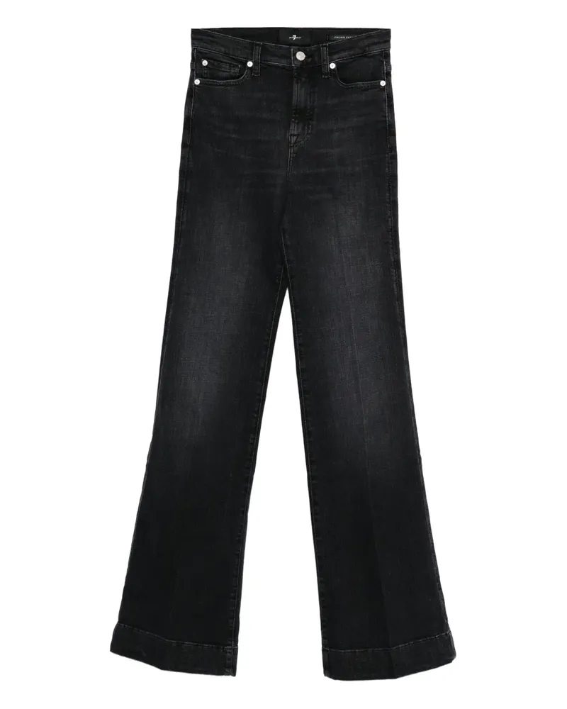 7 for all mankind Jeans mit ausgestelltem Bein - Schwarz Schwarz