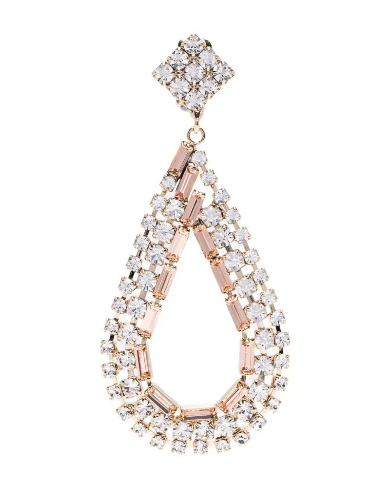 Rosantica crystal-embellished drop earrings - Gold Gold
