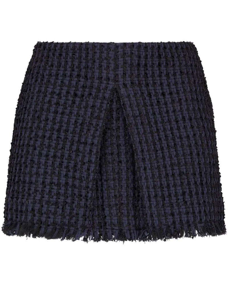 Dsquared2 Ausgefranster Jeansrock - Blau Blau