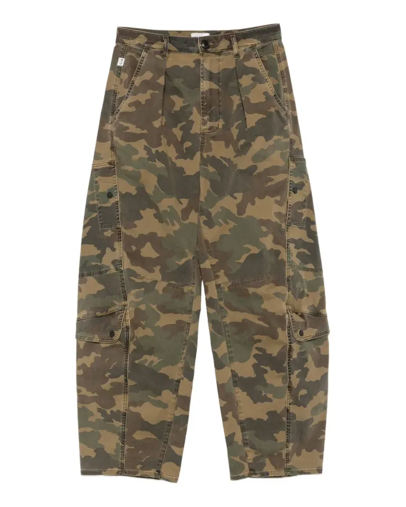 Citizens of humanity Flight camouflage-print straight trousers - Grün Grün