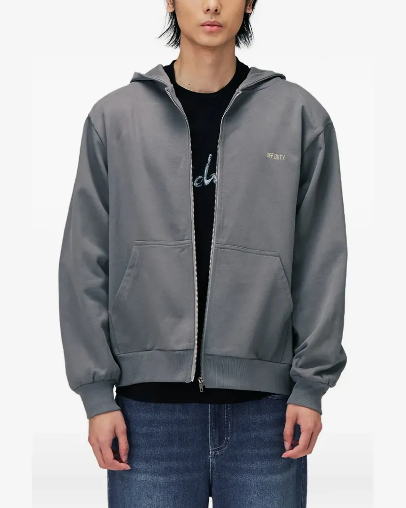 OFF DUTY zip hoodie - Grau Grau