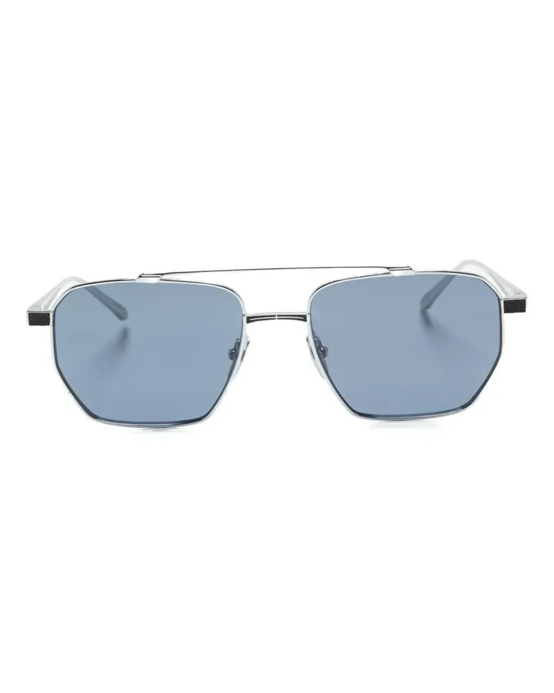 Leisure Society Prism geometric-frame sunglasses - Silber Silber