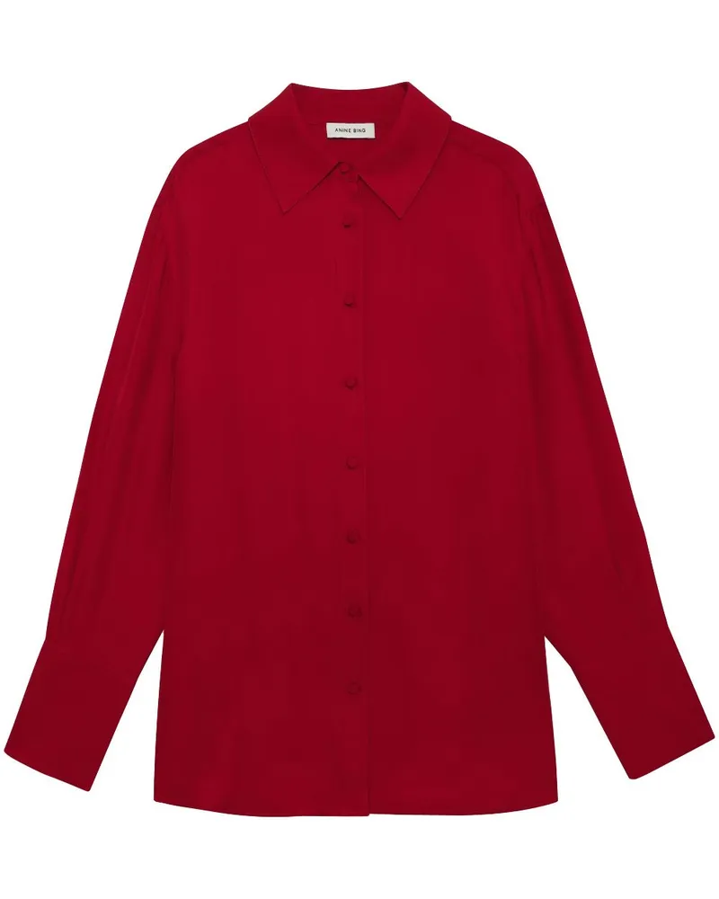 Anine Bing Bridget Hemd - Rot Rot