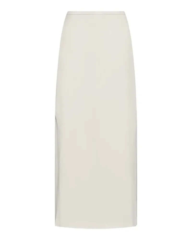 Seventy slit-detail maxi skirt - Weiß Weiß
