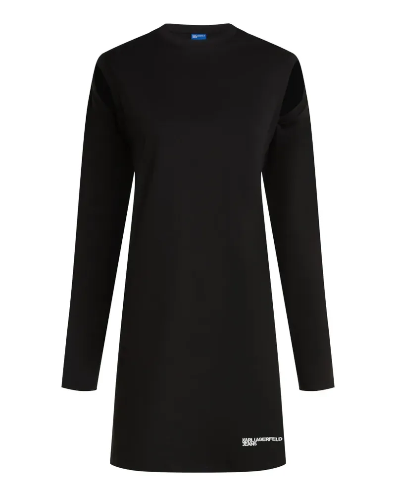 Karl Lagerfeld Kleid mit Cut-Outs - Schwarz Schwarz