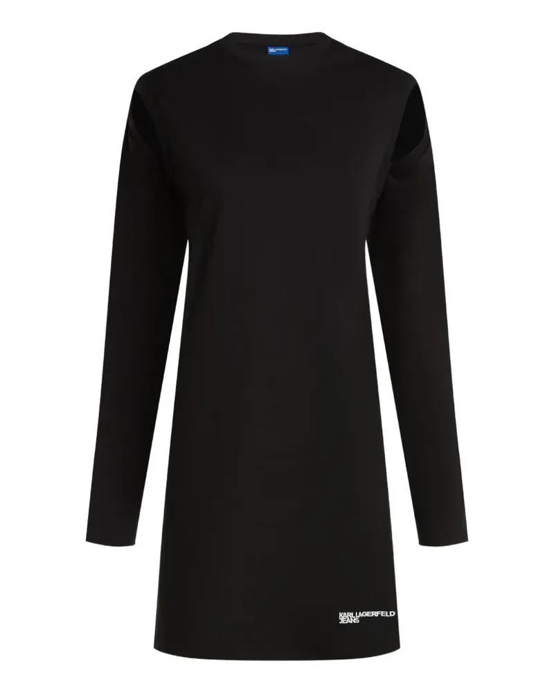 Karl Lagerfeld Kleid mit Cut-Outs - Schwarz Schwarz
